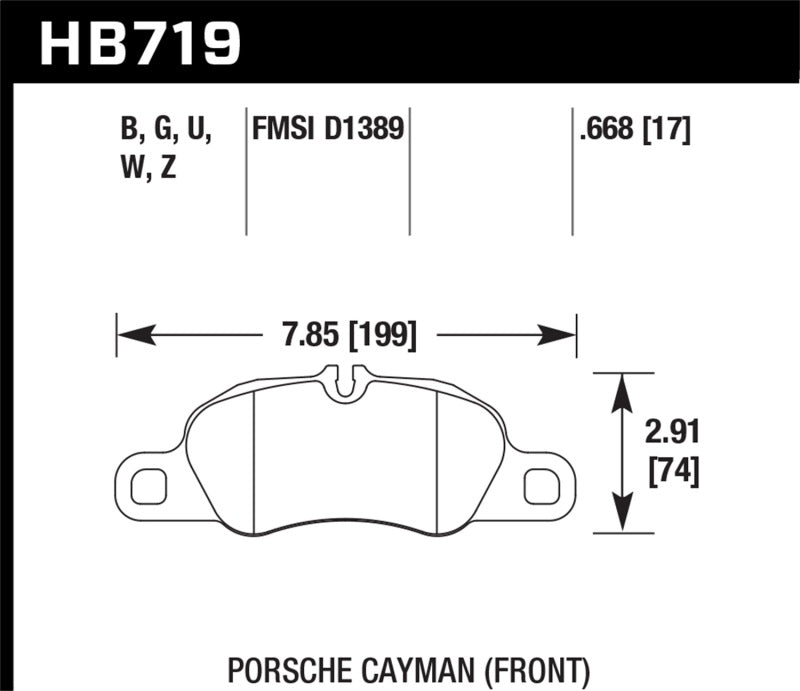 Hawk 09-11 Porsche 911 Carrera / 13-16 Porsche Boxster/Cayman DTC-30 Race Front Brake Pads