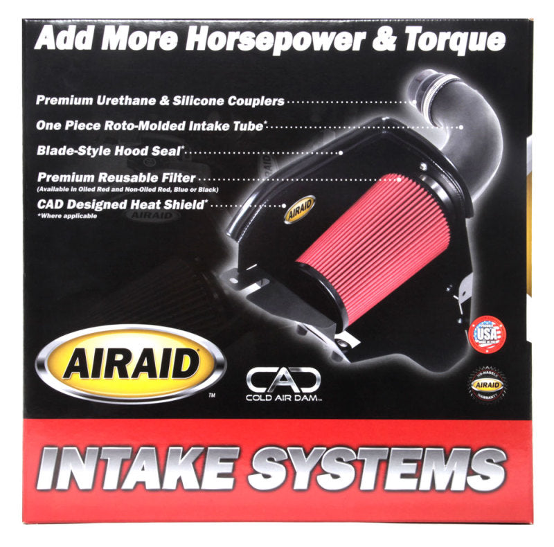 Airaid 10-14 Ford SVT Raptor / 11-13 F-150 6.2L CAD Intake System w/ Tube (Dry / Blue Media)