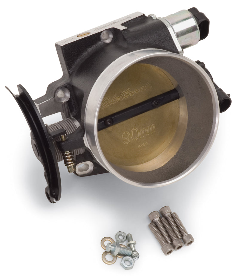 Edelbrock Throttle Body Victor Series 90mm for Competition EFI Black Finish