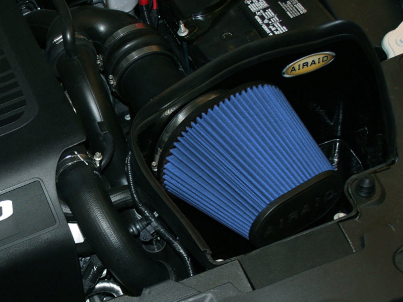 Airaid 10-13 Ford Taurus SHO/Flex 3.5L Turbo MXP Intake System w/ Tube (Dry / Blue Media)