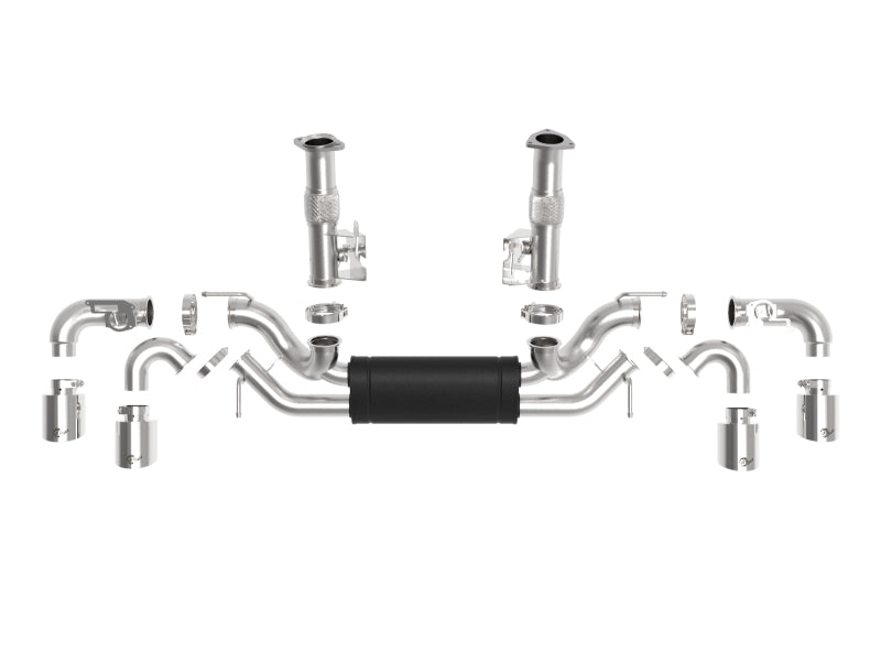 AFe MACH Force-Xp 304 Stainless Steel Cat-Back Exhaust w/ Muffler Polished (w/ NPP)