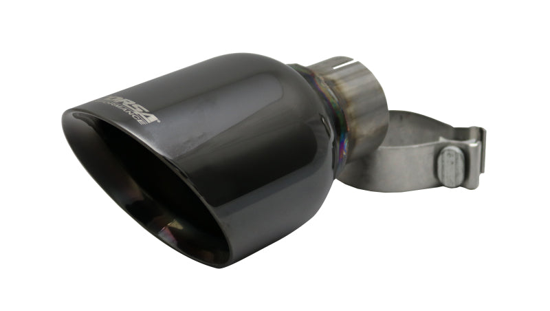 Corsa Single Universal 2.5in Inlet / 4.5in Outlet Black PVD Pro-Series Tip Kit