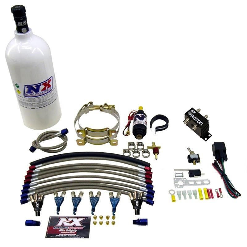 Nitrous Express 4 Cyl Proton Nitrous Kit w/1.0lb Bottle