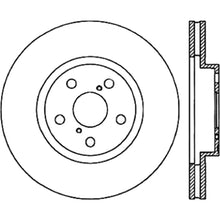 Load image into Gallery viewer, StopTech Sport Slotted 91-95 Toyota MR2 Cryo Front Left Rotor