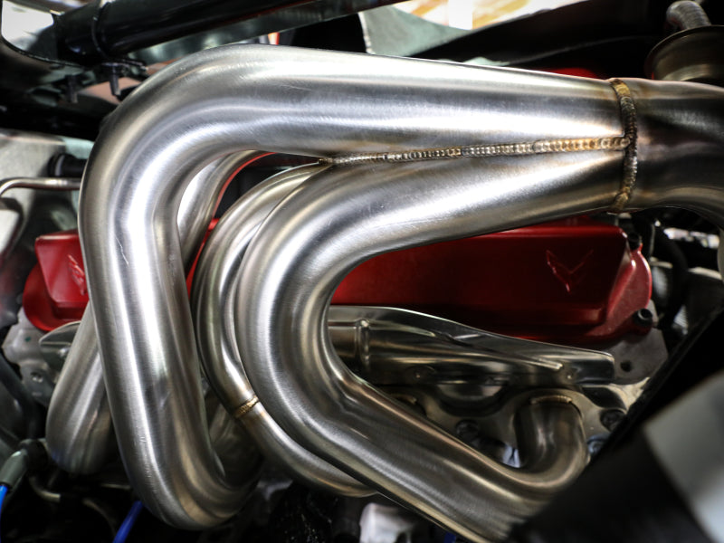 aFe Twisted 304SS Header 2020+ Chevy Corvette (C8) 6.2L V8