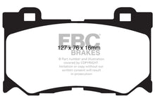 Load image into Gallery viewer, EBC 08-15 Infiniti G37 3.7 Greenstuff Front Brake Pads