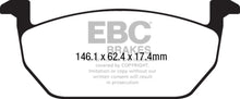 Load image into Gallery viewer, EBC 17-18 Volkswagen Golf 1.8 w/ 10.9in Rotors Front Greenstuff Brake Pads