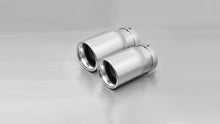 Load image into Gallery viewer, Remus 2014 BMW 3 Series F30/F31 76mm Rolled Edge Chromed Tail Pipe Set