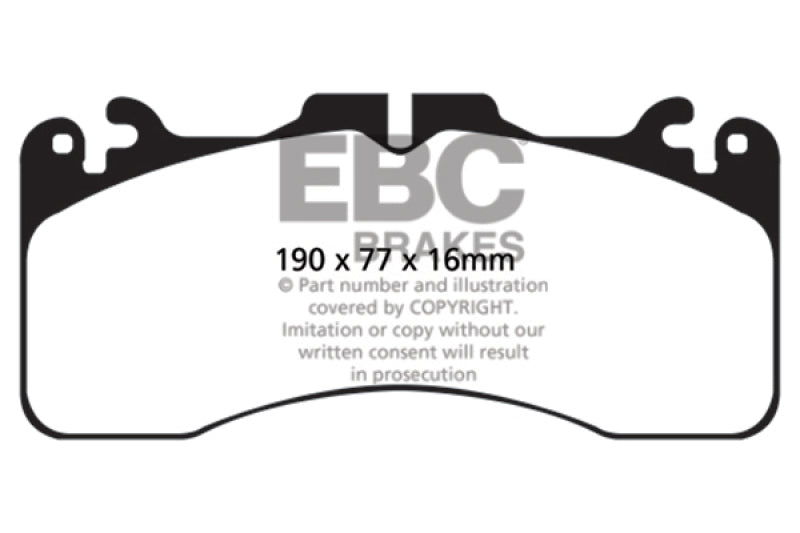 EBC 2016+ Lexus RC F/GS F Bluestuff Front Brake Pads