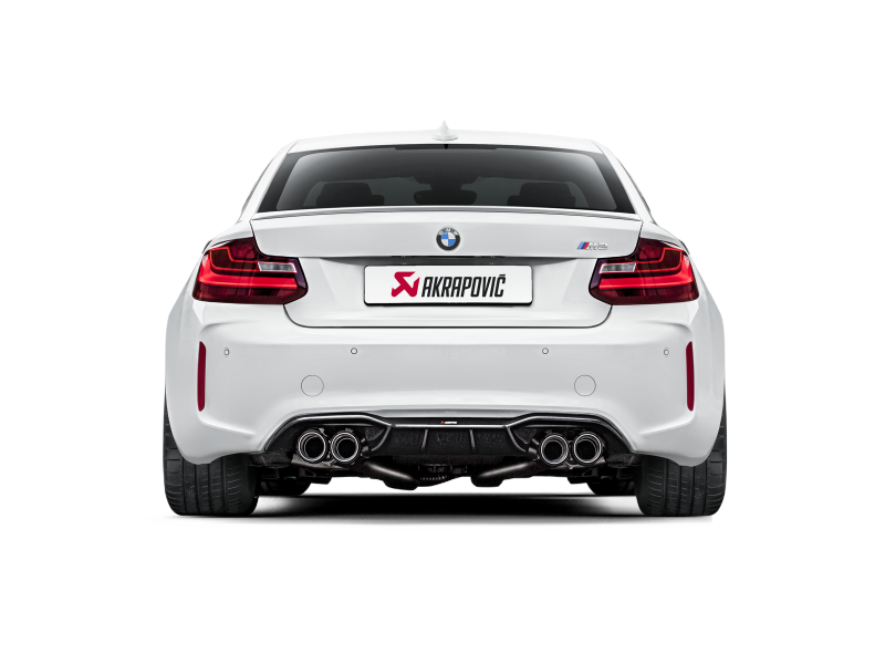 Akrapovic 16-17 BMW M2 F87 (Excl M2 Competition) Evolution Line Cat Back (Titanium) w/Carbon Tips