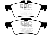 Load image into Gallery viewer, EBC 08-10 Chevrolet Cobalt 2.0 Turbo (SS) Yellowstuff Rear Brake Pads