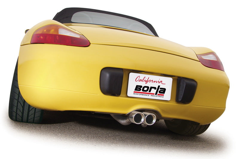 Borla 00-04 Porsche 986 Boxster/Boxster S Catback Exhaust