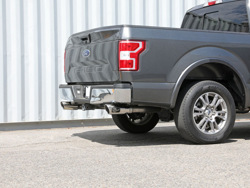 aFe Vulcan Series 3in 304SS Cat-Back w/ Polished Tips 15-20 Ford F-150 V6 2.7L/35L(tt) / V8 5.0L