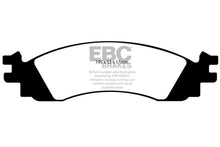 Load image into Gallery viewer, EBC 10-12 Ford Taurus 3.5 Twin Turbo SHO Greenstuff Front Brake Pads