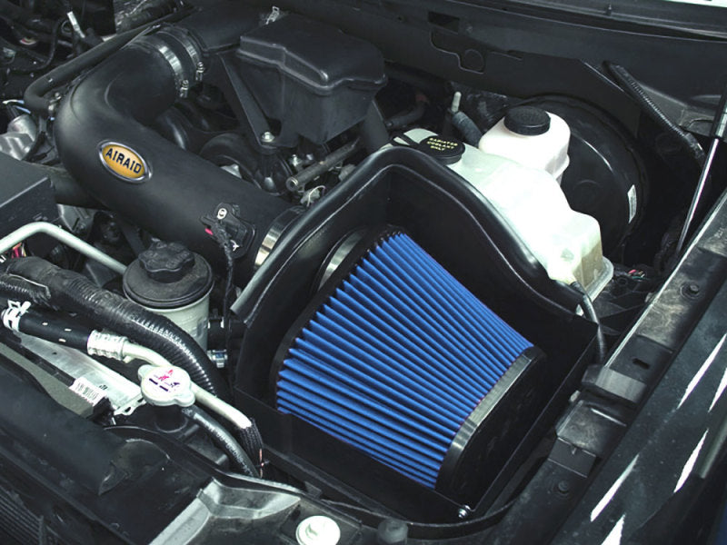 Airaid 2010 Ford F-150 Raptor 5.4L CAD Intake System w/ Tube (Dry / Blue Media)