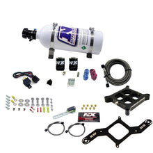 Load image into Gallery viewer, Nitrous Express 4150 Single Entry Crossbar Nitrous Plate Kit Pro-Power (100-500HP) w/5lb Bottle