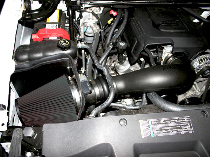 Airaid 09-13 GM Truck/SUV (w/ Elec Fan/excl 11 6.0L) CAD Intake System w/ Tube (Dry / Black Media)