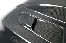 Load image into Gallery viewer, Anderson Composites 15-17 Ford Mustang (Excl. GT350/GT350R) Double Sided Carbon Fiber Cowl Hood