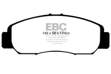 Load image into Gallery viewer, EBC 06-11 Acura CSX (Canada) 2.0 Redstuff Front Brake Pads