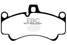 Load image into Gallery viewer, EBC 01-03 Porsche 911 (996) (Cast Iron Rotor only) 3.6 Twin Turbo GT2 Yellowstuff Front Brake Pads