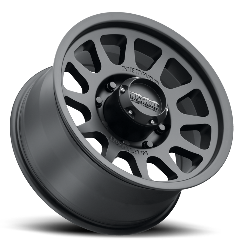 Method MR703 17x8.5 0mm Offset 8x180 130.81mm CB Matte Black Wheel