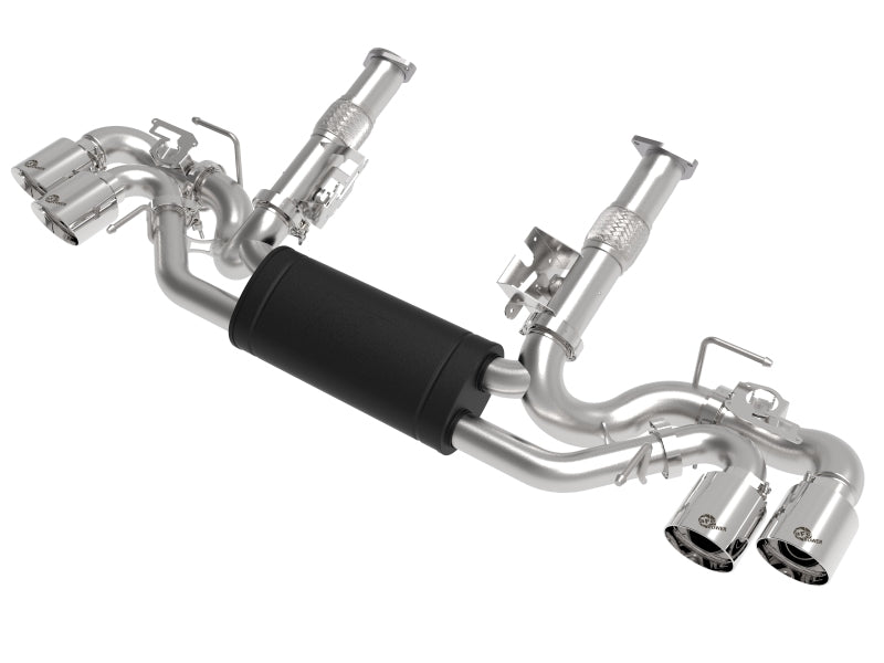 AFe MACH Force-Xp 304 Stainless Steel Cat-Back Exhaust w/ Muffler Polished (w/ NPP)