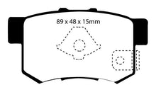 Load image into Gallery viewer, EBC 10-12 Acura RDX 2.3 Turbo Redstuff Rear Brake Pads