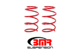 BMR 05-14 S197 Mustang GT Front Drag Version Lowering Springs - Red