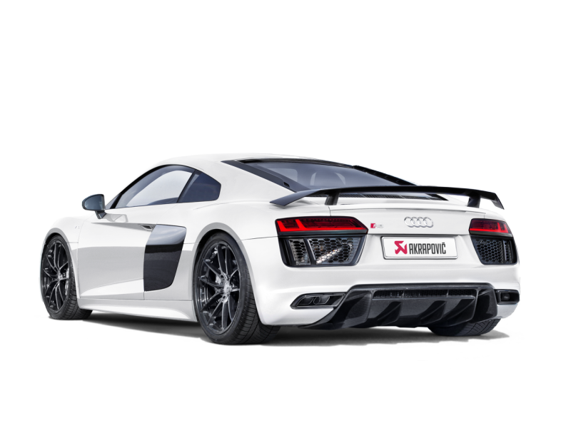 Akrapovic 16-18 Audi R8 V10 Slip-On Line (Titanium) w/ Carbon Titanium Tips