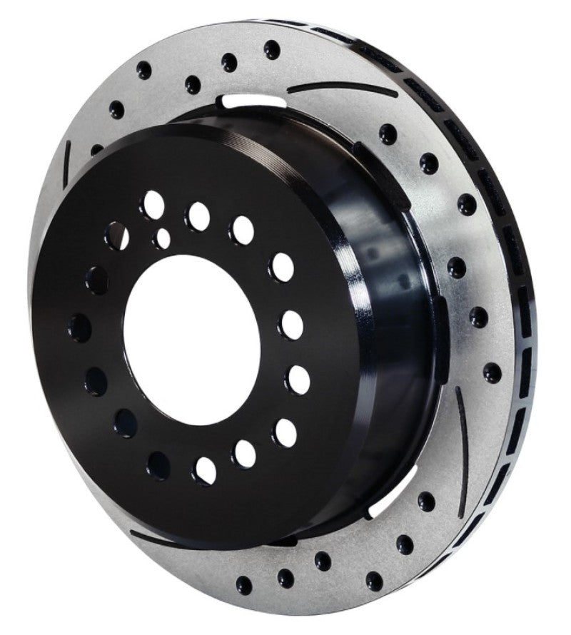 Wilwood Rotor-1.91in Offset-SRP-BLK-Drill-RH 12.19 x .810 - 5 Lug 3.12in Reg-C10