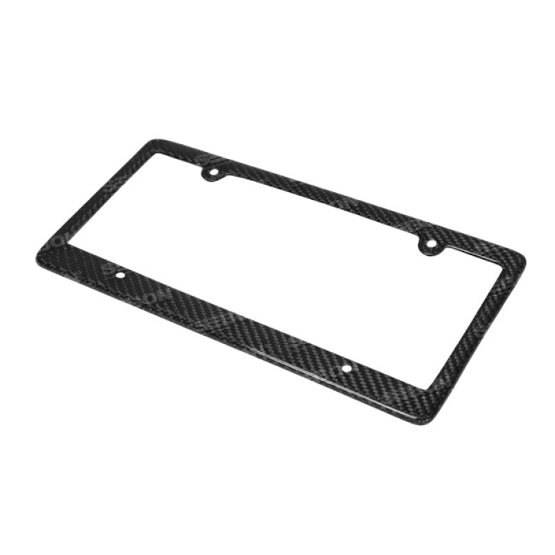 Seibon Carbon Fiber License Plate Frame (4 oles)