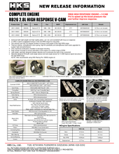 Load image into Gallery viewer, HKS COMPLETE ENGINE GTR32 COMP EG RB26 2.8L HR V-CAM