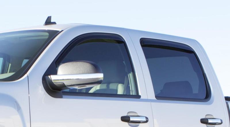 Lund 99-16 Ford F-250 Super Duty Crewcab Ventvisor Elite Window Deflectors - Smoke (4 Pc.)