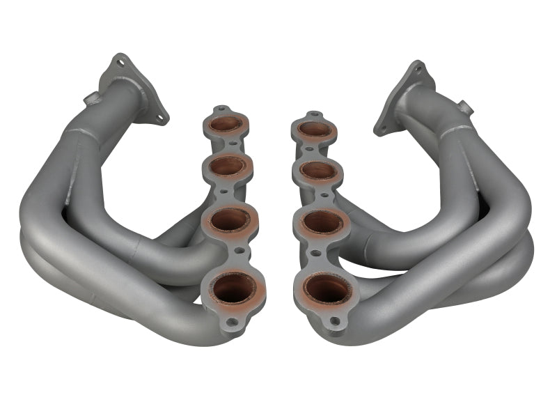 aFe Twisted 304SS Header 2020+ Chevy Corvette (C8) 6.2L V8 - Titanium Ceramic Coated