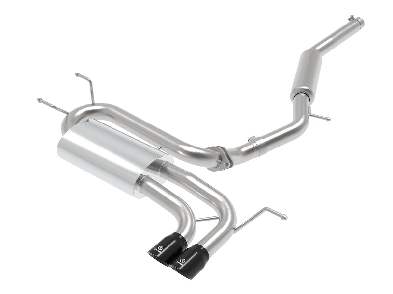 aFe Takeda 2-1/2in SS-304 Cat-Back Exhausts w/ Black Tip 16-19 Mazda MX-5 Miata ND 2.0T