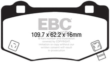 Load image into Gallery viewer, EBC 2015+ Ford Mustang Redstuff Rear Brake Pads