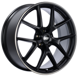 BBS CI-R 20x8.5 5x112 ET32 Satin Black Polished Rim Protector Wheel -82mm PFS/Clip Required