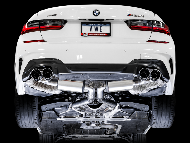 AWE Tuning 2019+ BMW M340i (G20) Non-Resonated Touring Edition Exhaust