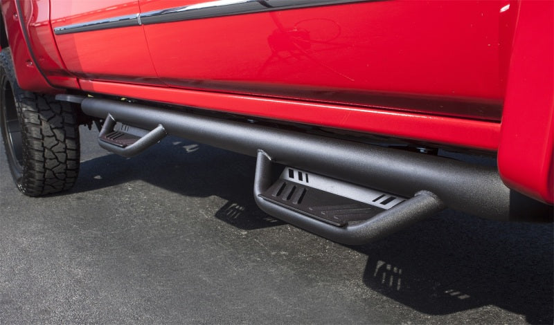 Lund 99-16 Ford F-250 Super Duty Crewcab Terrain HX Step Extreme Nerf Bars - Black