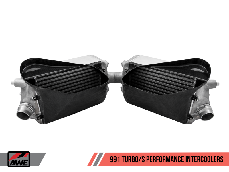 AWE Tuning Porsche 991 Turbo/Turbo S Performance Intercooler Kit