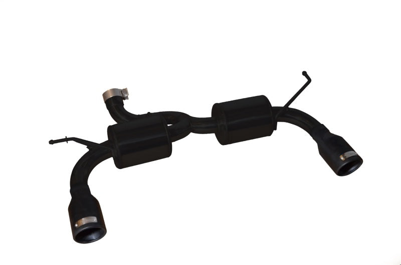 Injen 07-17 Jeep Wrangler JK 3.6L/3.8L 63mm Stealth Black Axle-back Exhaust w/ 4in Black Tips