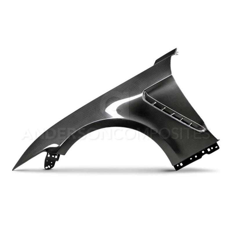 Anderson Composites 15-16 Ford Mustang GT 350 Style Carbon Fiber Front Fenders