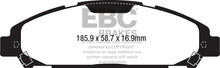 Load image into Gallery viewer, EBC 15+ Ford Mustang 2.3 Turbo Yellowstuff Front Brake Pads