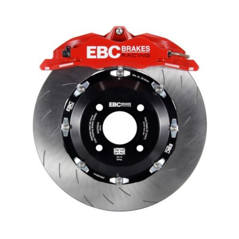 EBC Racing 05-10 Ford Mustang GT Red Apollo-4 Calipers 355mm Rotors Front Big Brake Kit