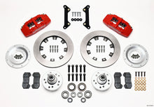 Load image into Gallery viewer, Wilwood Dynapro 6 Front Hub Kit 12.19in Red 70-78 Camaro