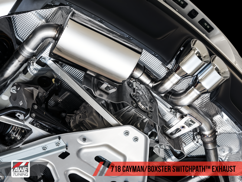 AWE Tuning Porsche 718 Boxster / Cayman SwitchPath Exhaust (PSE Only)