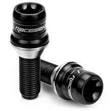 Load image into Gallery viewer, Raceseng TLR-1 Titanium Lug Bolt Set - M14x1.5mm / Conical 60 Deg. Floating Seat - Brushed Black