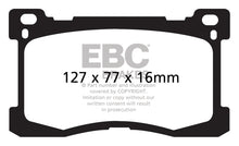 Load image into Gallery viewer, EBC 12+ Hyundai Equus 5.0 Yellowstuff Front Brake Pads