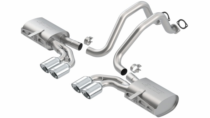 Borla 1997-2004 Chevrolet Corvette C5/C5 Z06 Touring Cat-Back Exhaust System | 140426