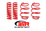 BMR 16-17 6th Gen Camaro V8 Performance Version Lowering Springs (Set Of 4) - Red